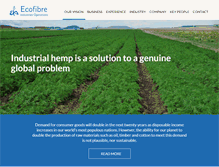 Tablet Screenshot of ecofibre.com.au